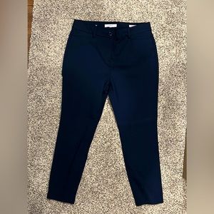 LOFT Ann Taylor The Sutton Skinny Trouser Pants 10P 10 petite Navy